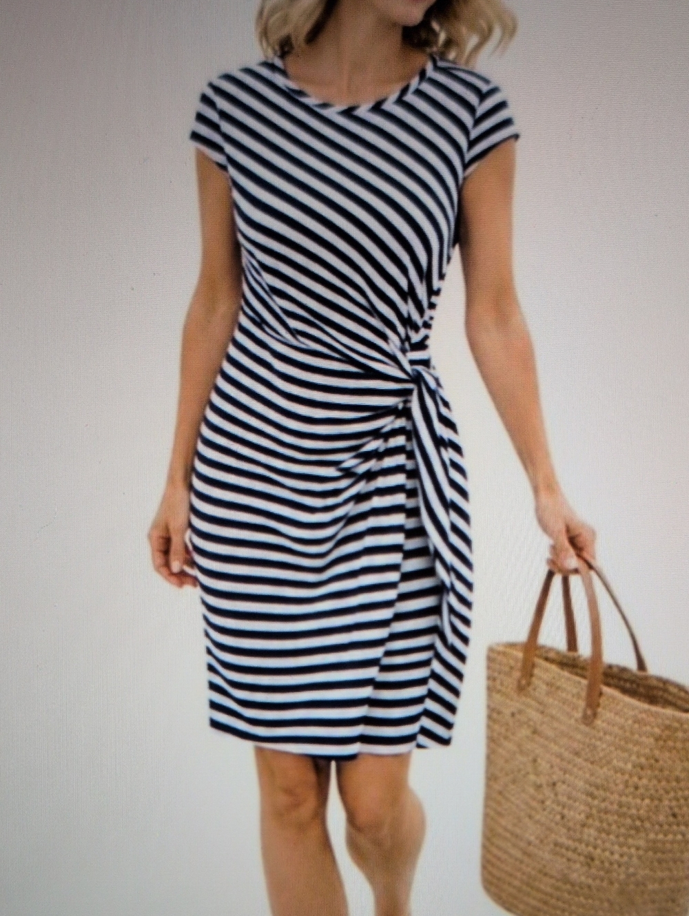 J. McLaughlin Elora Bangle Striped Catalina Cloth Dress